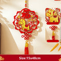 Horse Year Pendant Cotton Spring Festival Pendant New Year Atmosphere Decoration Decorative New Year Decoration Pendant For Home Oasis Select E