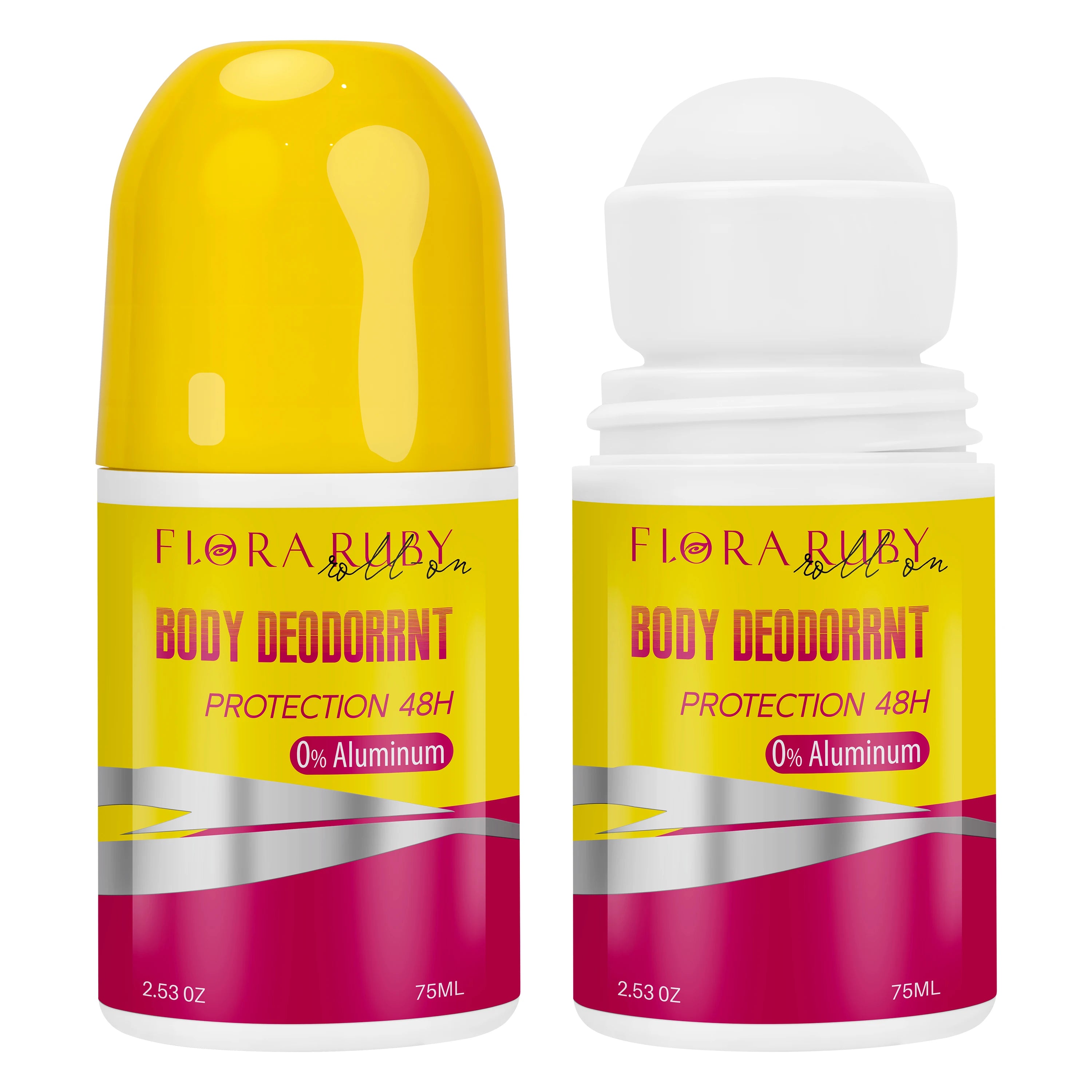 Flora Ruby 75ml/2.53fl.oz aluminum free and parben free , 48 Hours Of Lingering fragrance Underarm transparent watery Oasis Select Flower
