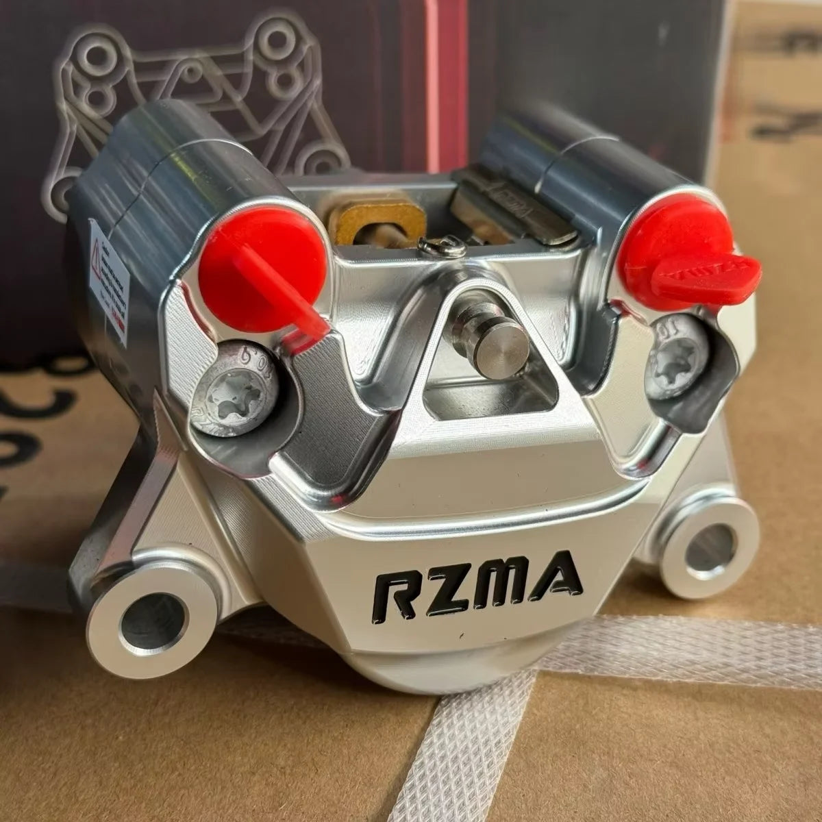 RZMA New Ruizuma M713 Small Crab Rear Caliper Universal High Temperature Performance Brake Oasis Select Silver