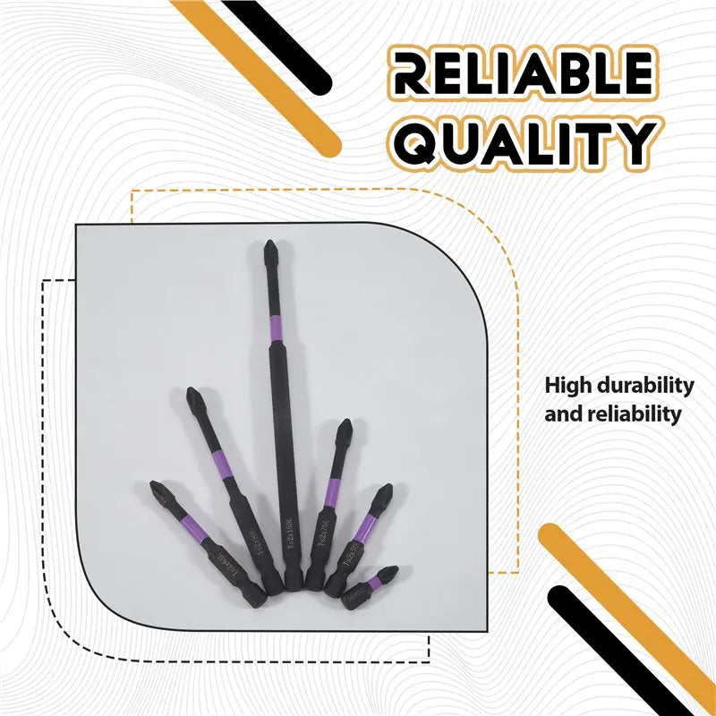 LIKE WISH Alloy Steel Drill Bits With Phillips Screwdriver Bits Magnetic Screwdriver Set (2Set) Oasis Select