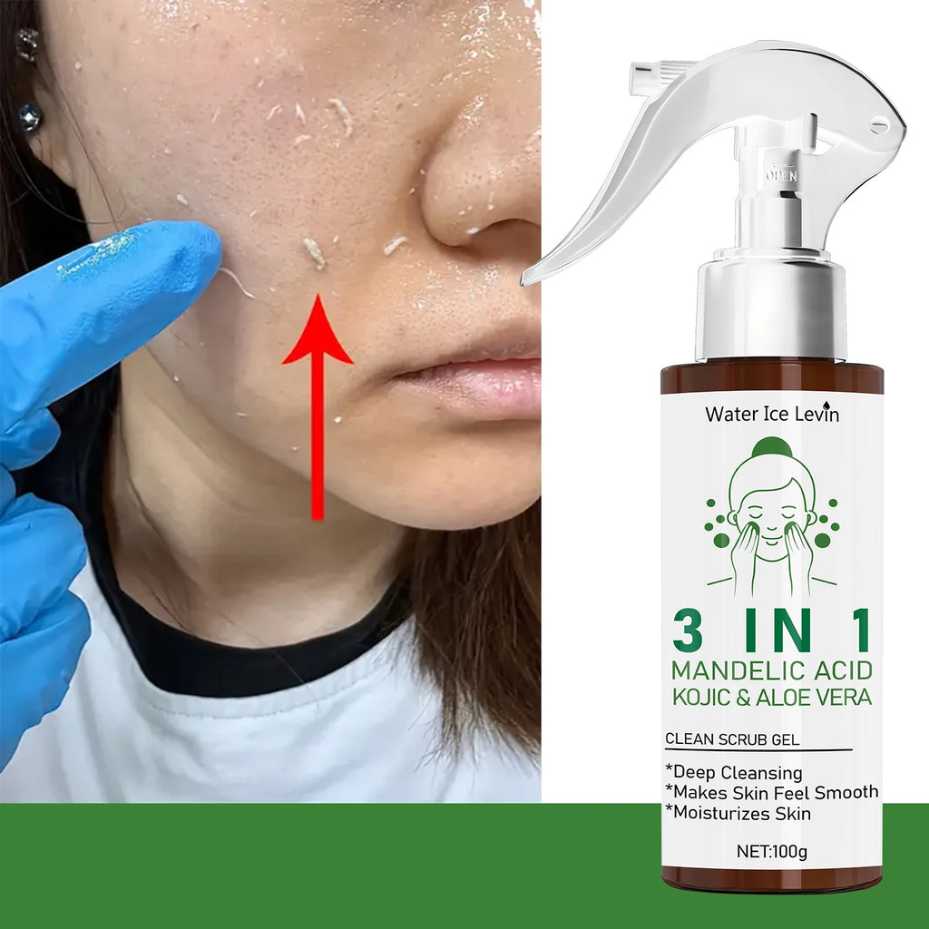 3-in-1 Mandelic Acid & Kojic Acid Scrub Gel with Aloe Vera Exfoliating Scrub Gel Oasis Select