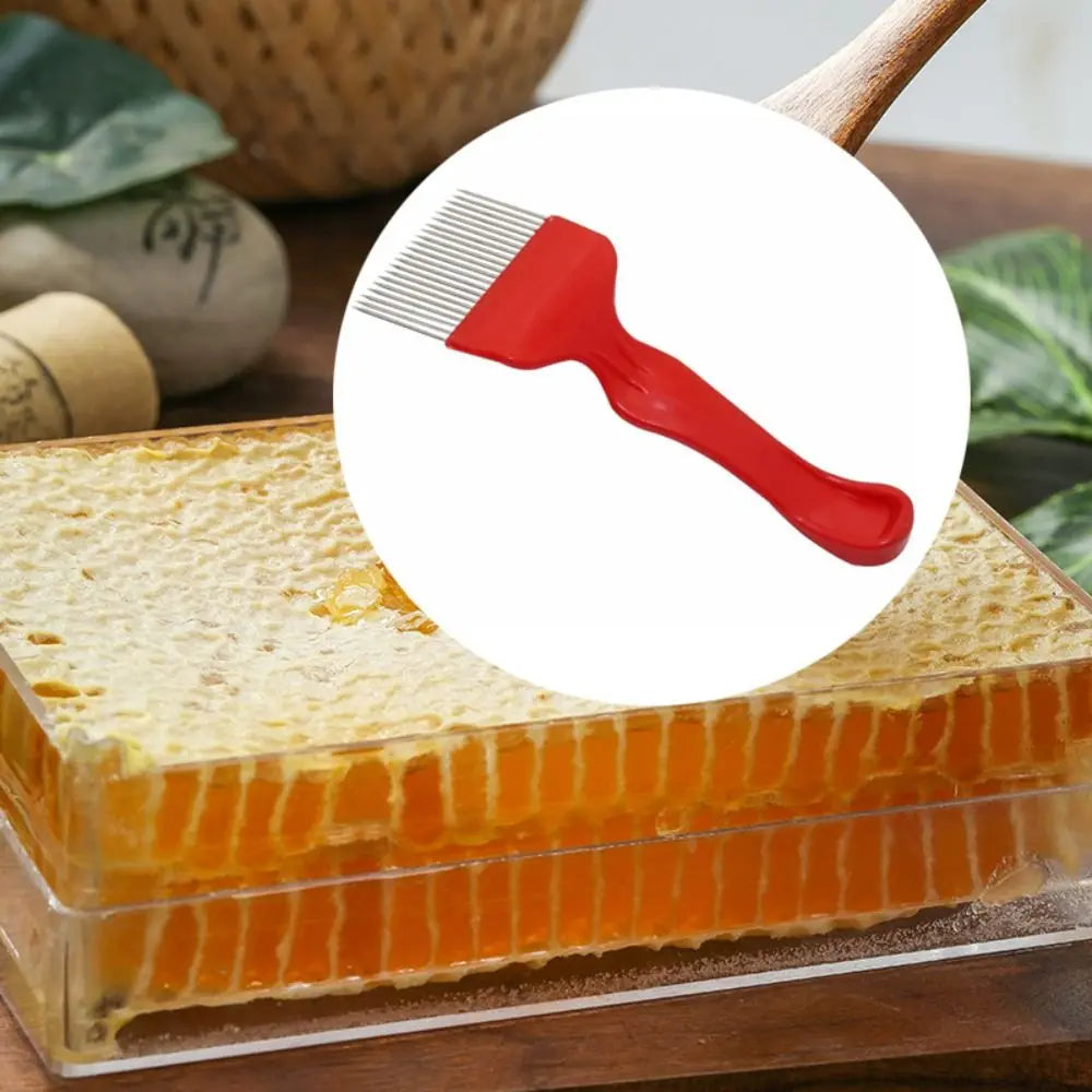 18/21 Pin Stainless Steel Honey Fork Scraper | Beekeeping Tool Beekeeping Uncapping Tool Oasis Select