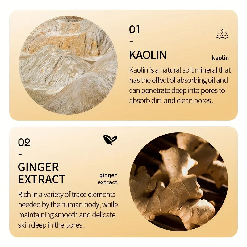 SADOER Turmeric & Ginger Mud Mask – Moisturizing Face Mask Mud Face Mask Oasis Select