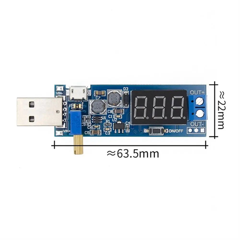 LED Voltmeter Digital Display Boost Buck Converter Power Supply Modul Voltage Regulator Power Module Voltage Stabilizing Module Oasis Select