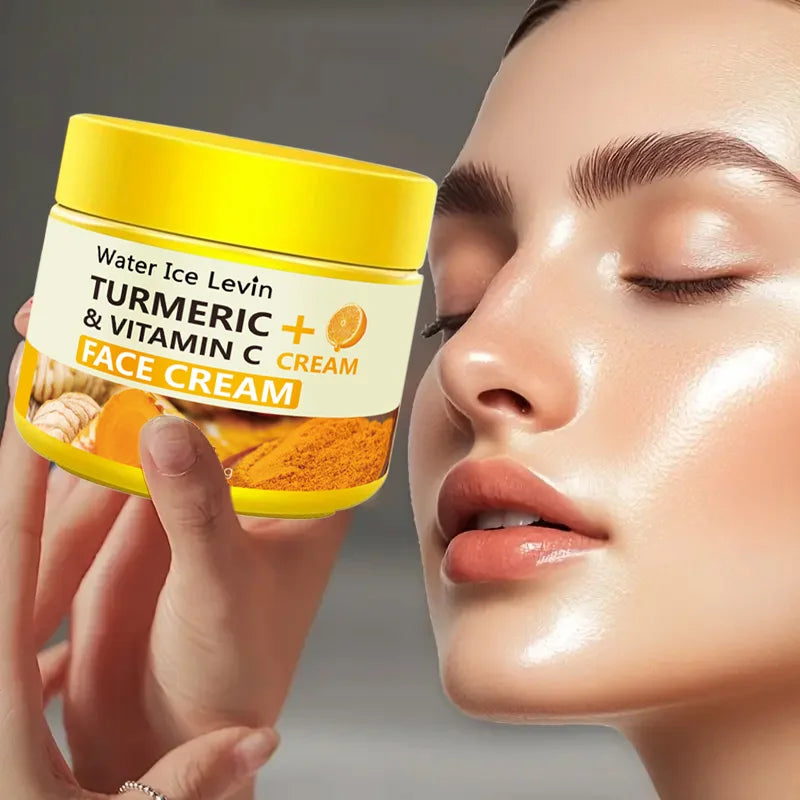 Turmeric Vitamin C Anti-Aging Cream Moisturizing Anti-Wrinkle Collagen Hyaluronic Acid Cream Skin Care Cosmetics 50g Oasis Select