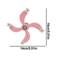 Bird Toys Interactive Rotating Spinner Wheel Cage toys for Mental Enrichment Play for Cockatiel Conure Parakeet Budgie Parrot Oasis Select Pink