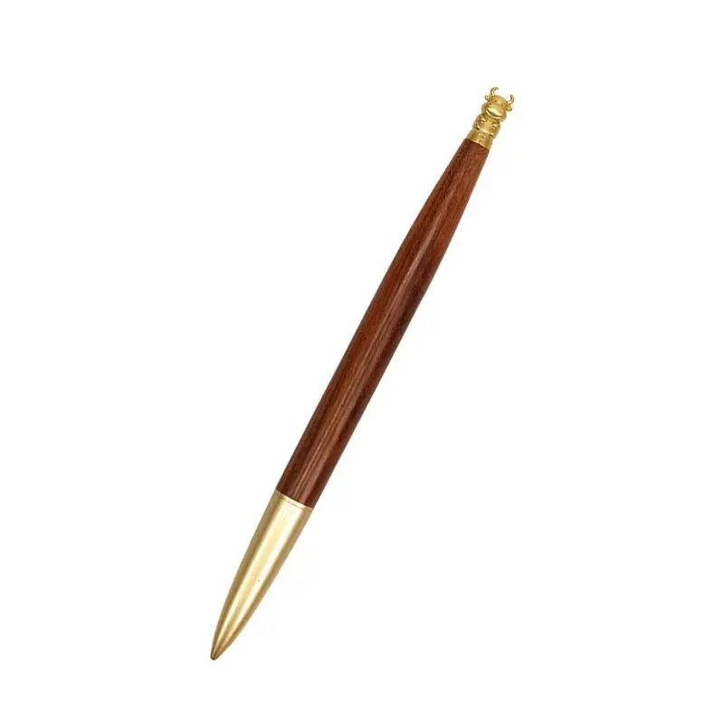 Zodiac Wooden Retractable Roller Ball Pens Smooth Writing Signature Executive Business Ball Point Vintage Gift Pen Oasis Select A2 China Mainland