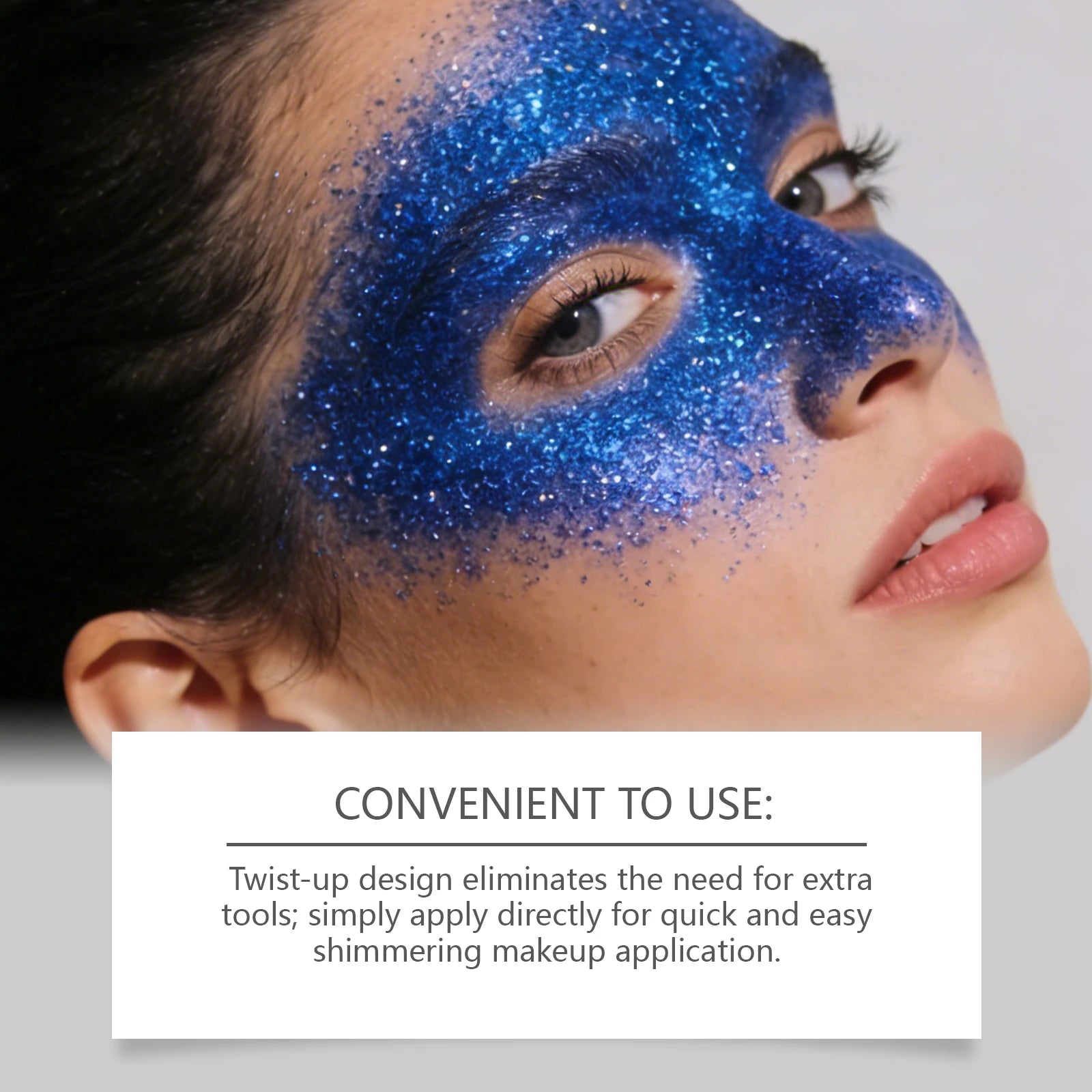 Blue Mermaid Body Glitter Stick – Face, Hair & Body Shimmer