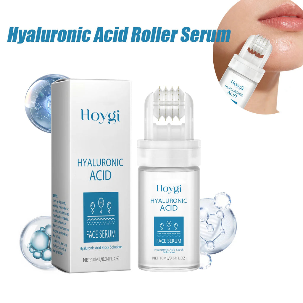 0.25mm Micro Needle Essence Hyaluronic Acid Microneedle Roller Facial Serum Hydrating Brightening Pore Refining Beauty Skin Care Oasis Select