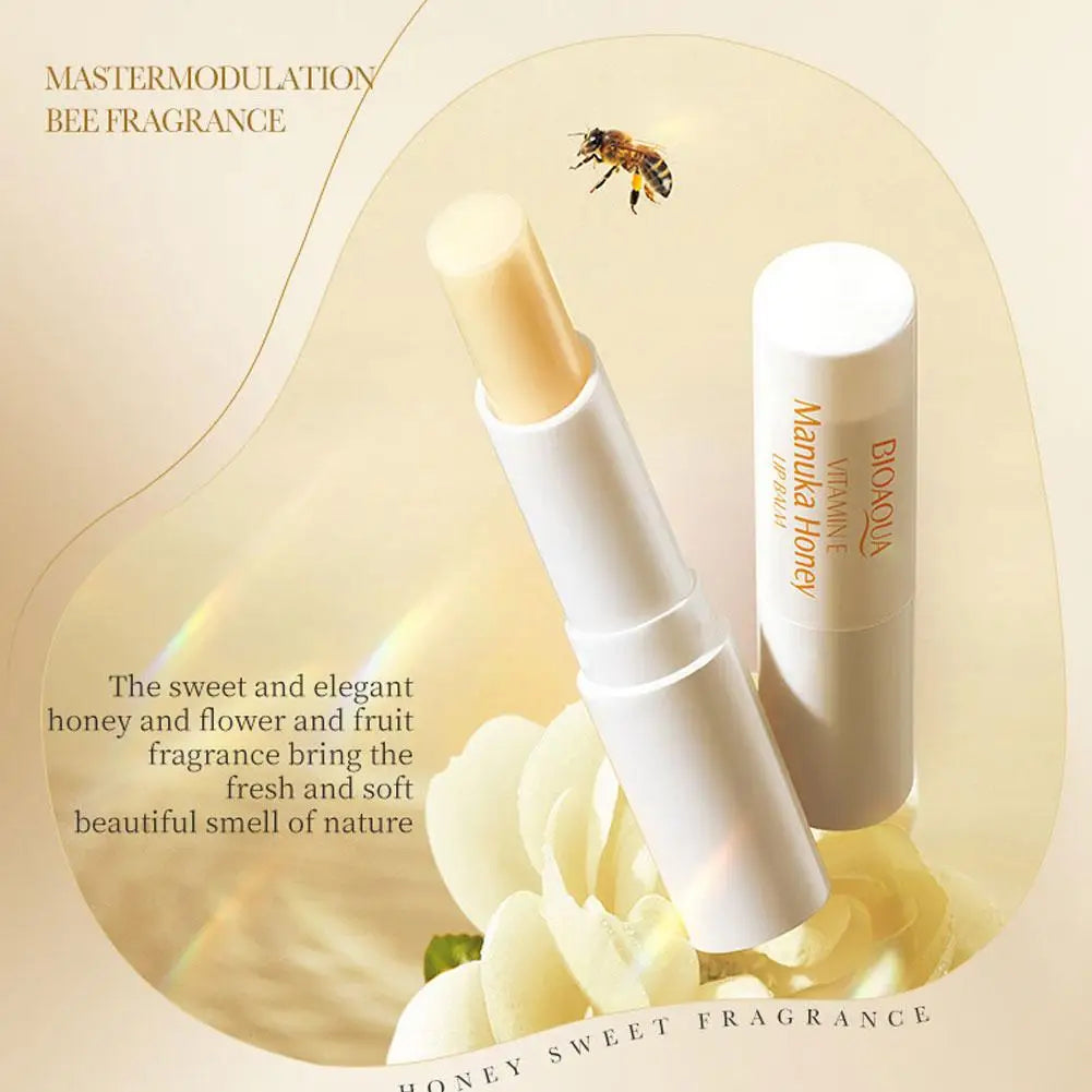 BIOAOUA Vitamin E & Honey Lip Balm – Moisturizing Stick