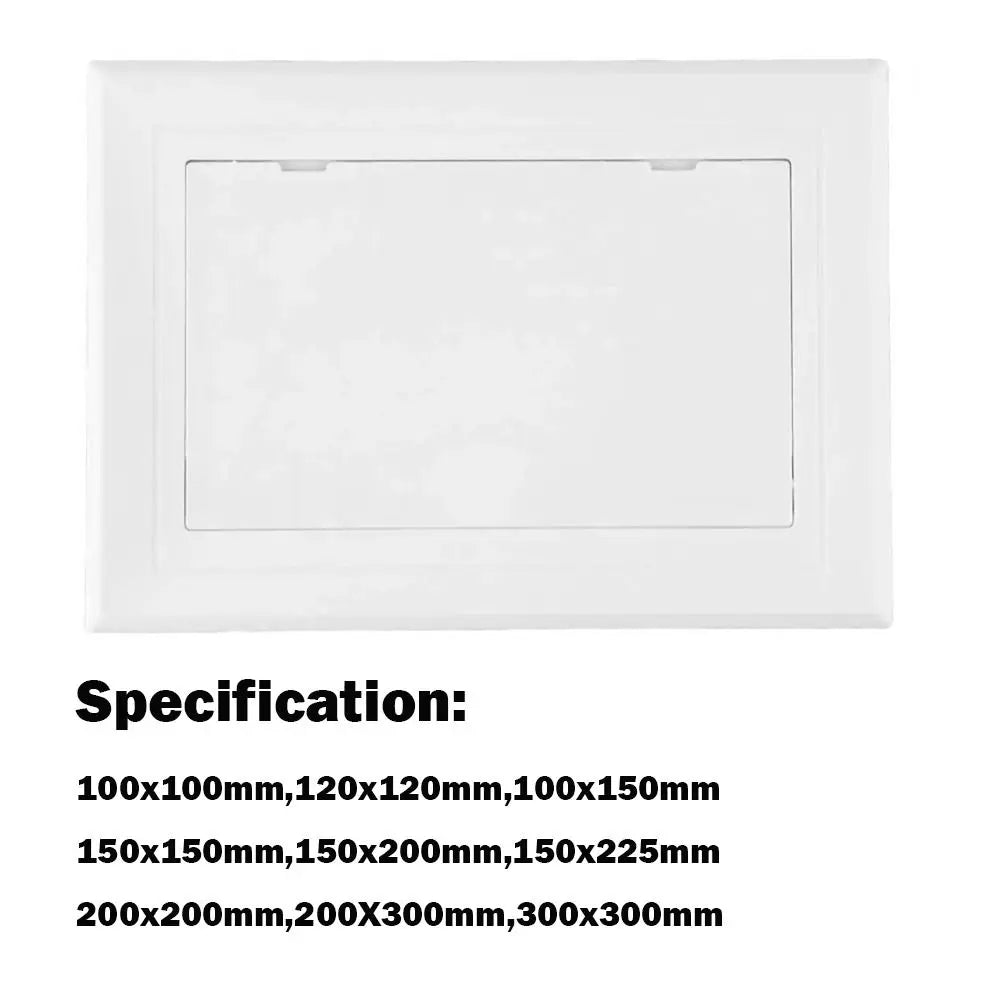 Removable White Plastic Access Panel Door Opening Flap Cover Plate Inspection Hole ABS Access Hatch Cover Wall Access Doors Oasis Select
