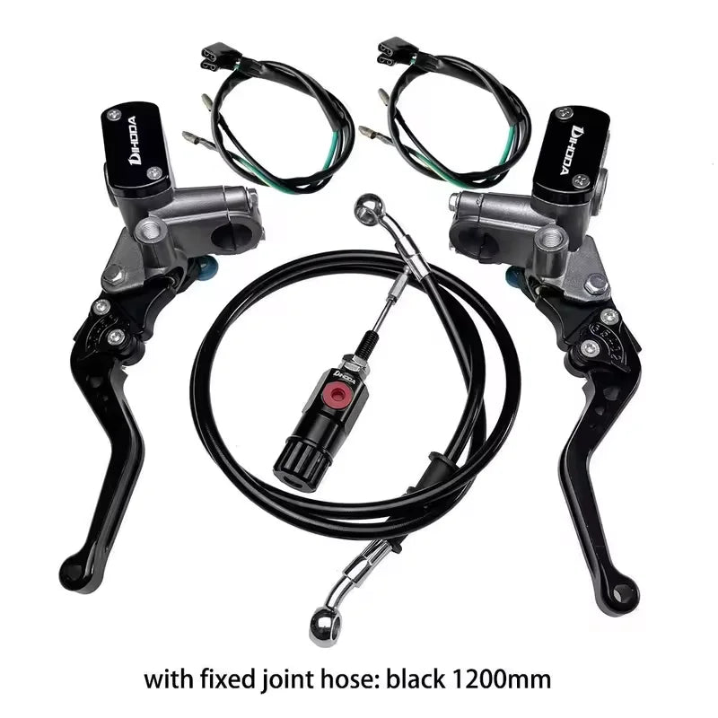 Direct push brake upper pump hydraulic clutch kit modification labor-saving clutch assembly accessories 14mm piston Oasis Select black