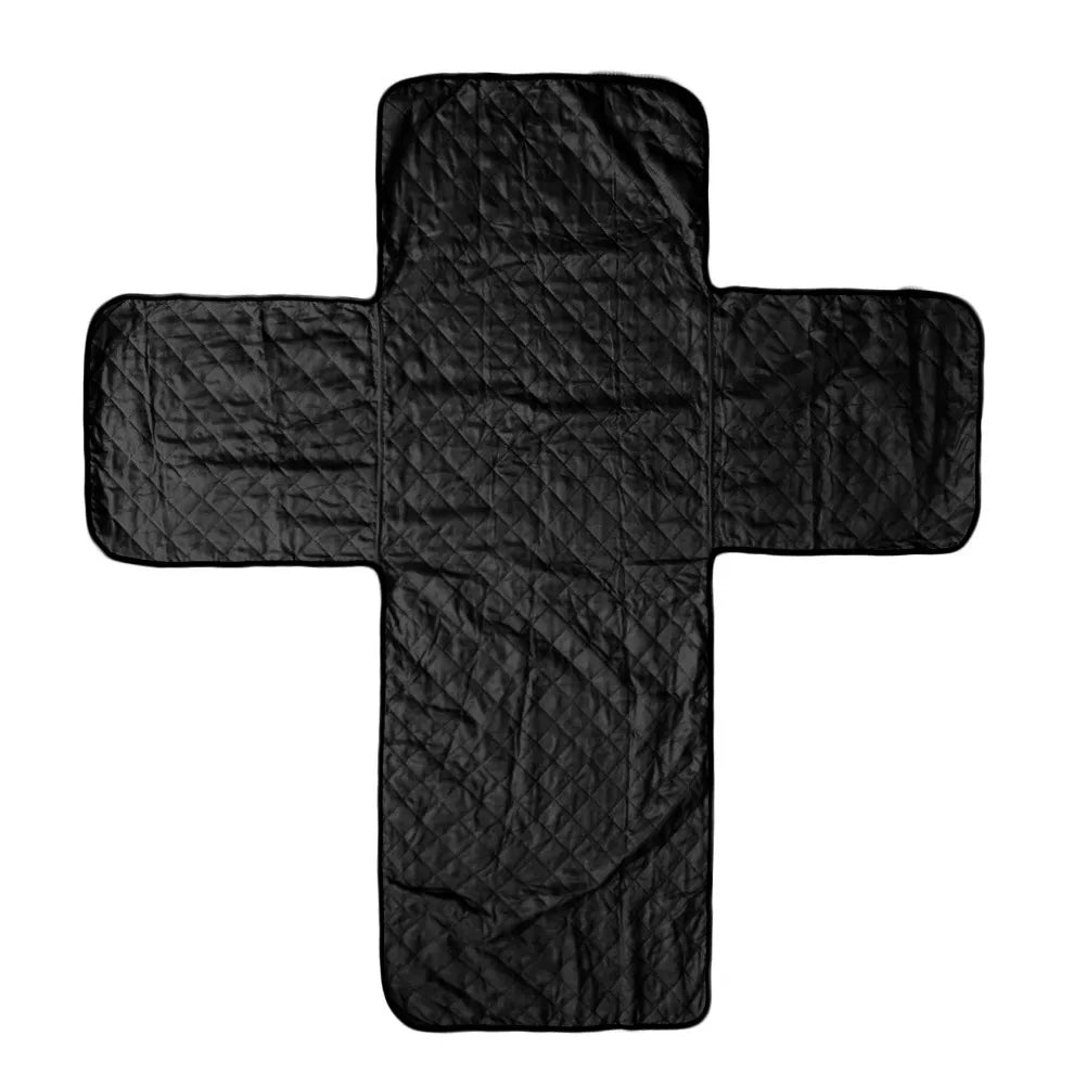 Reversible Quilted Sofa Cover 1/2/3 Seater | Non-Slip Slipcover Sofa Slipcover Oasis Select Black 1-Seater Sofa