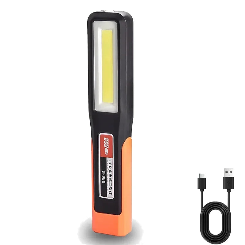 KDULIT Rechargeable COB LED Work Light – Magnet & Hook