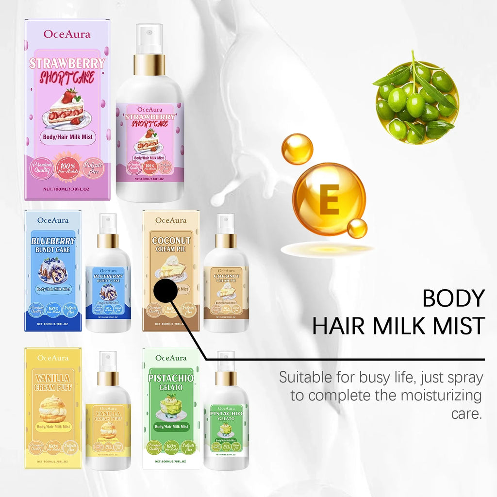Original Body Moisturizing Spray Prevent Dry Skin Hair Lasting Fragrance Improve Dry Rough Nourishing Face Body Skin Care 100ml Oasis Select
