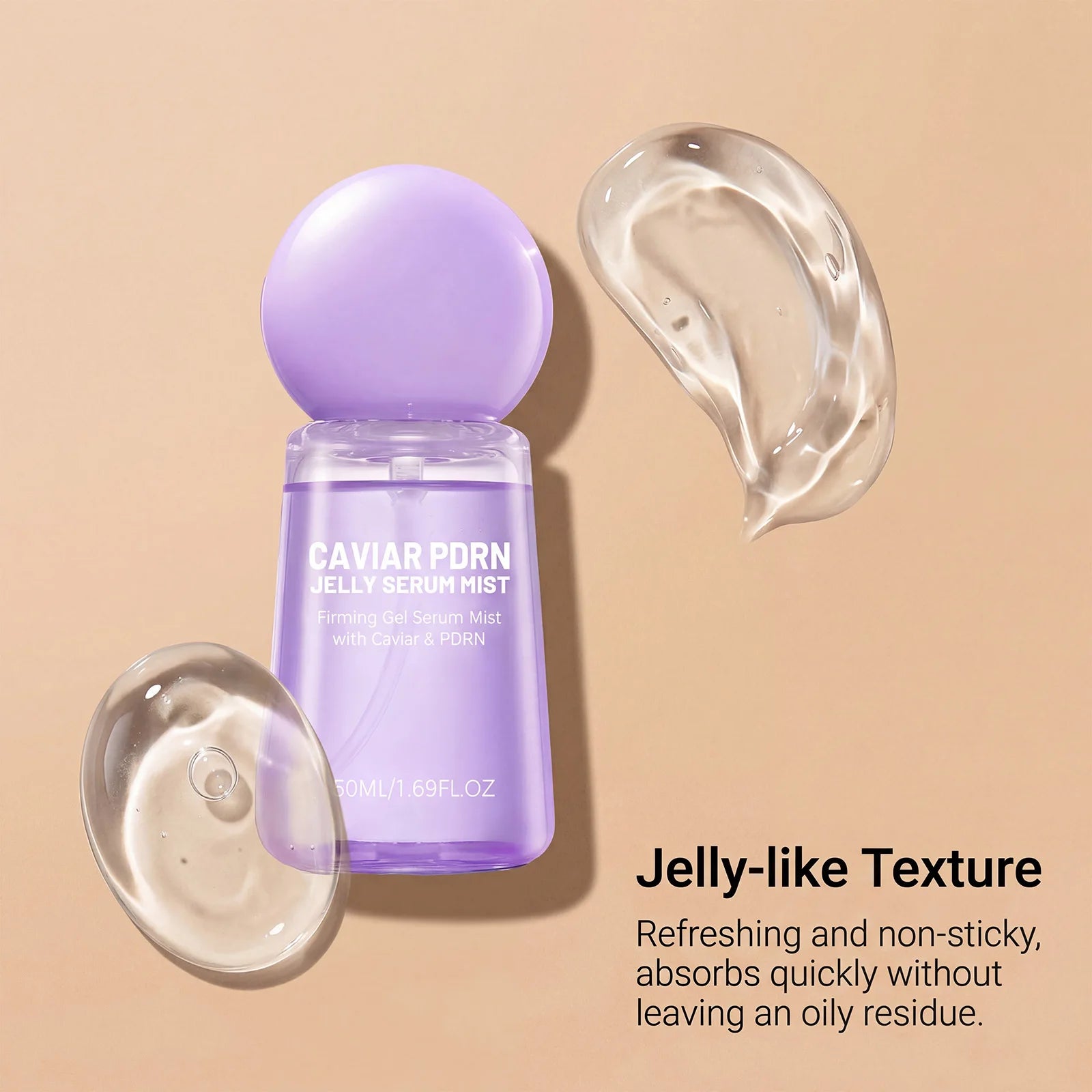 Caviar Face Serum Firming Hydrating Pdrn Jelly Serum Mist Improve Dullness Brightening Essence Spray Moisturizing Before Makeup Oasis Select