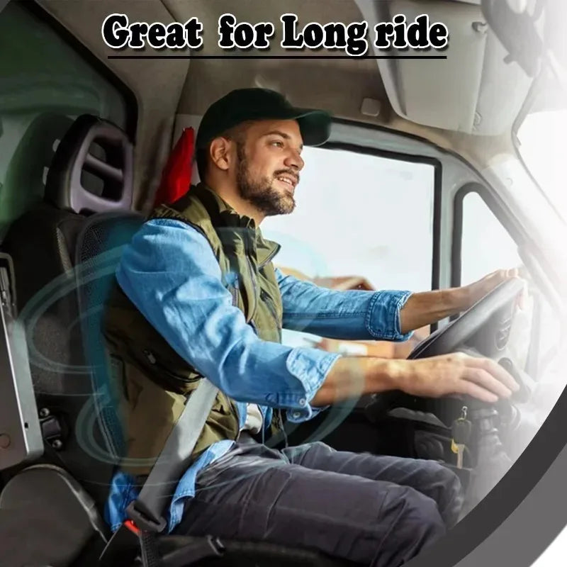 Summer Car Cool Air Seat Cushion Refrigerated DC 12V/24V Car Seat Covers Set with Fan Fast Blowing Ventilation Seat Cooling Pat Oasis Select