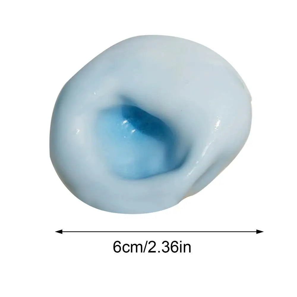 Squeeze Toys 1PC Interesting Sensory Toys Stress Relief Deformable Squeeze Handmade Finger Pinch Creative Squeezing Soothing Toy Oasis Select Blue