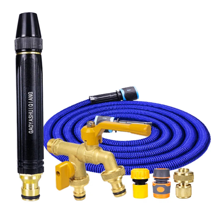 Multi Function High-Pressure Sprinkler Car Wash Flushing Garden Hose Tap Water Booster Adjustable Nozzle Gardening Tool Oasis Select