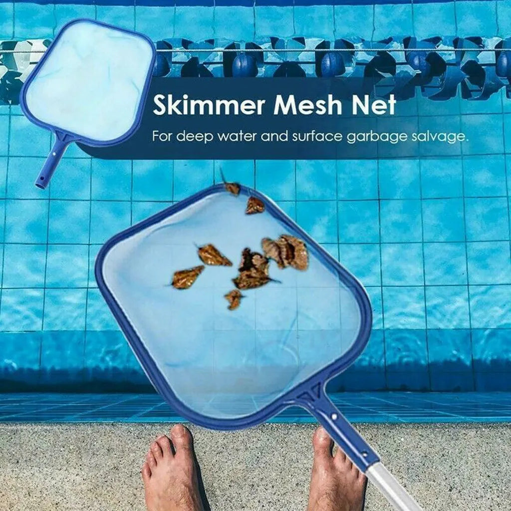 Leaf Skimmer Swimming Pools Skimmer Net Rubbish Cleaning Rake Leaf Mesh Deep Bag SPA Pond Leaves Cleaning Net Pool Accessories Oasis Select