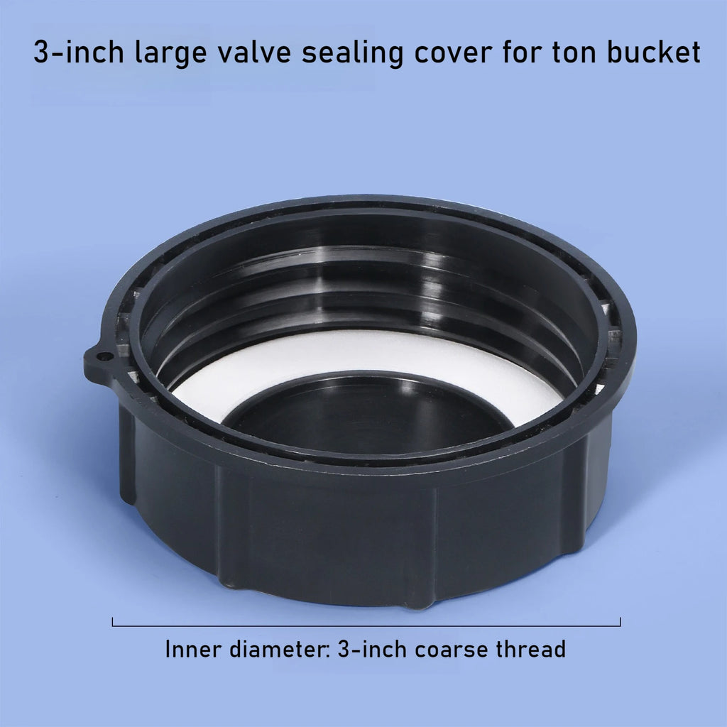 Water Tank Cover, Ton Bucket Accessory Joint, Outdoor Home Accessories Replace The Liquid Cover of 1000L IBC Water Tank Oasis Select 3 inch large valve 1pcs