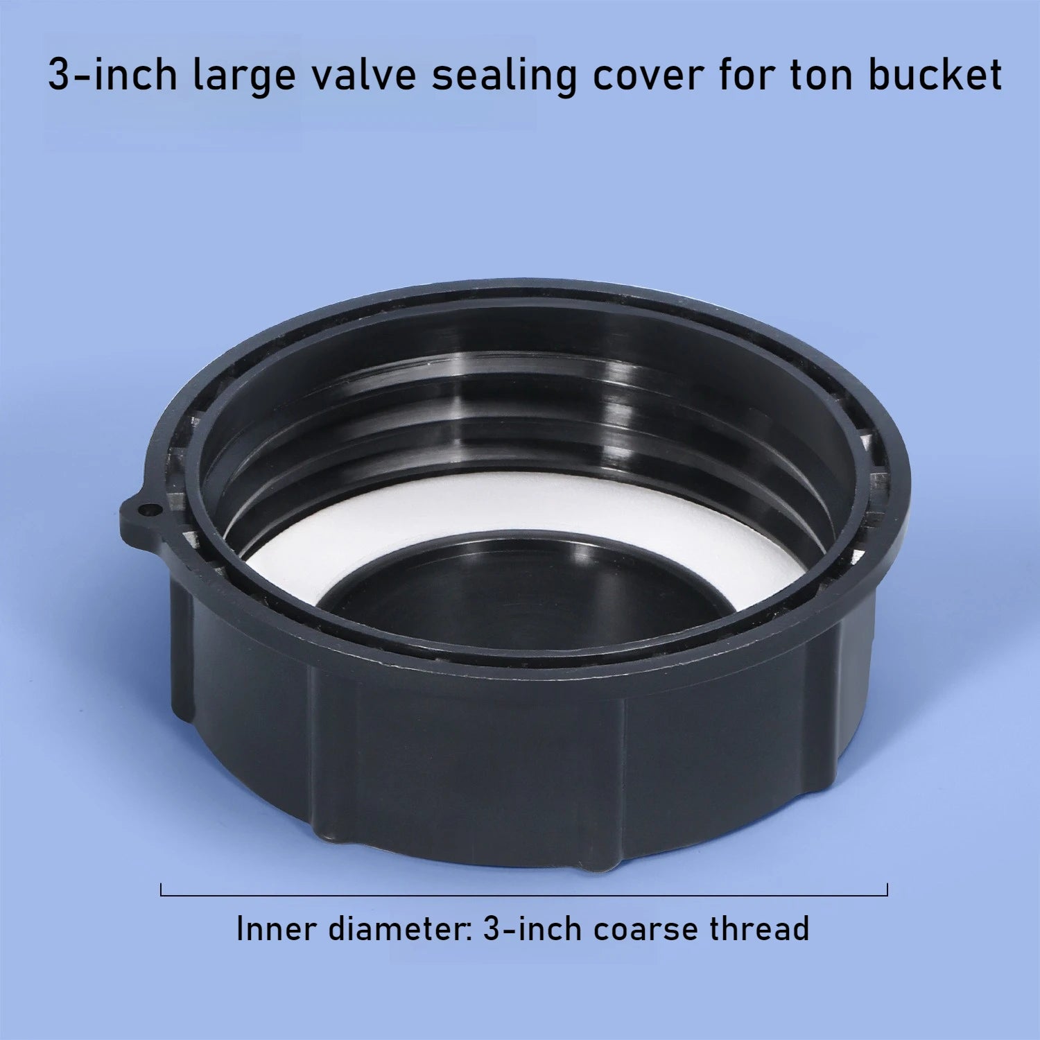 Water Tank Cover, Ton Bucket Accessory Joint, Outdoor Home Accessories Replace The Liquid Cover of 1000L IBC Water Tank Oasis Select 3 inch large valve 1pcs