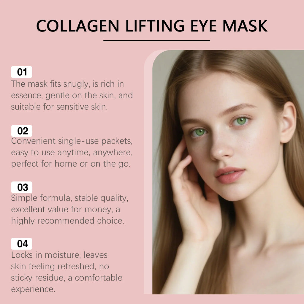 5/10/15/20 Pairs Collagen Eye Mask Lifting Firming Hydrating Under Eye Patches Niacinamide Dark Circles Nourishing Fine Lines Oasis Select