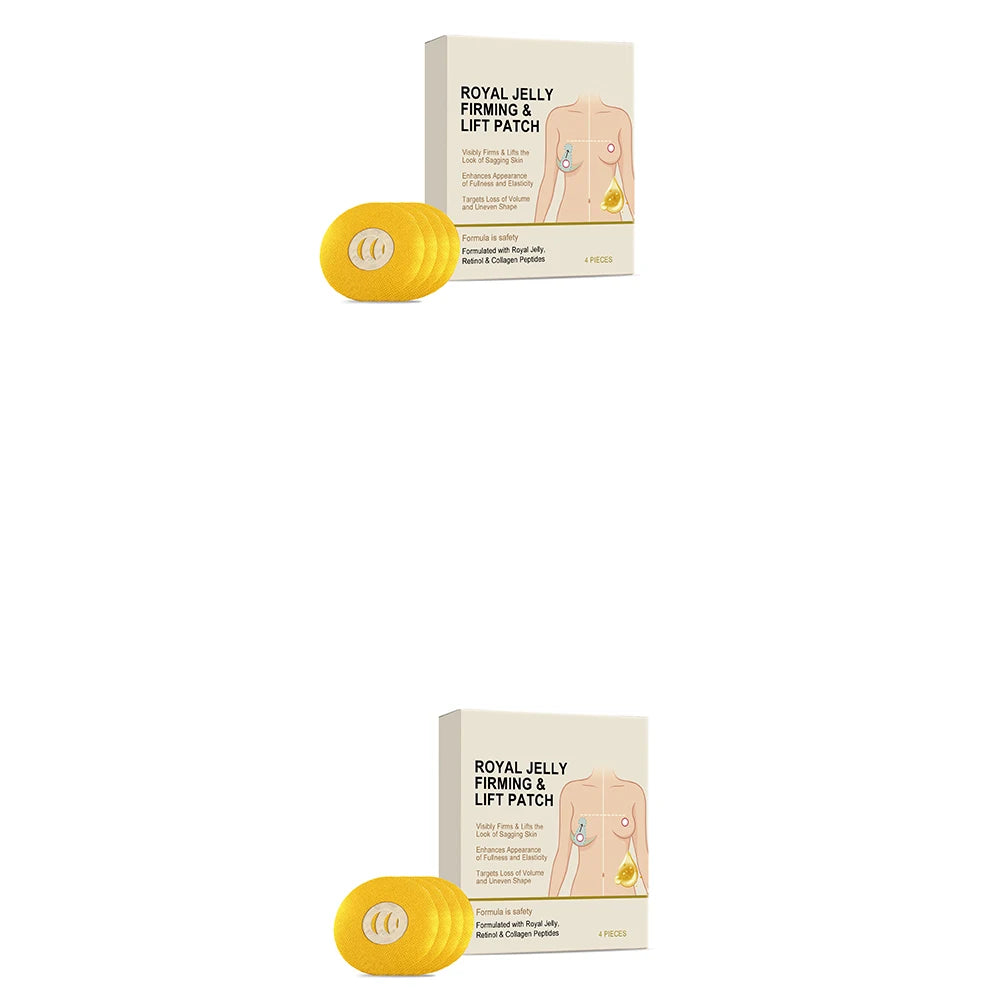 Firming Breast Patches – Royal Jelly, Retinol & Collagen | 4-Pack Firming Body Patches Oasis Select 2boxed