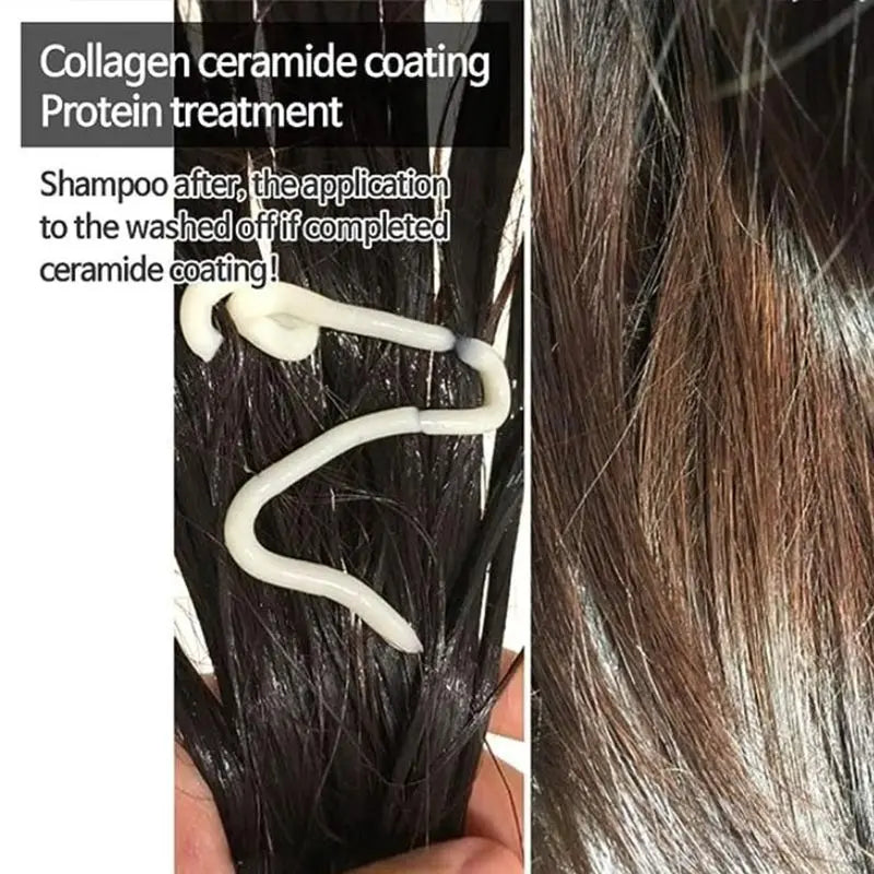 Collagen Hair Mask Coaring Protein Treatmenx Head & Shoulder Shampoo Conditioner Repair Dry Fizzy Thin Hair Mask Hair Supplies Oasis Select