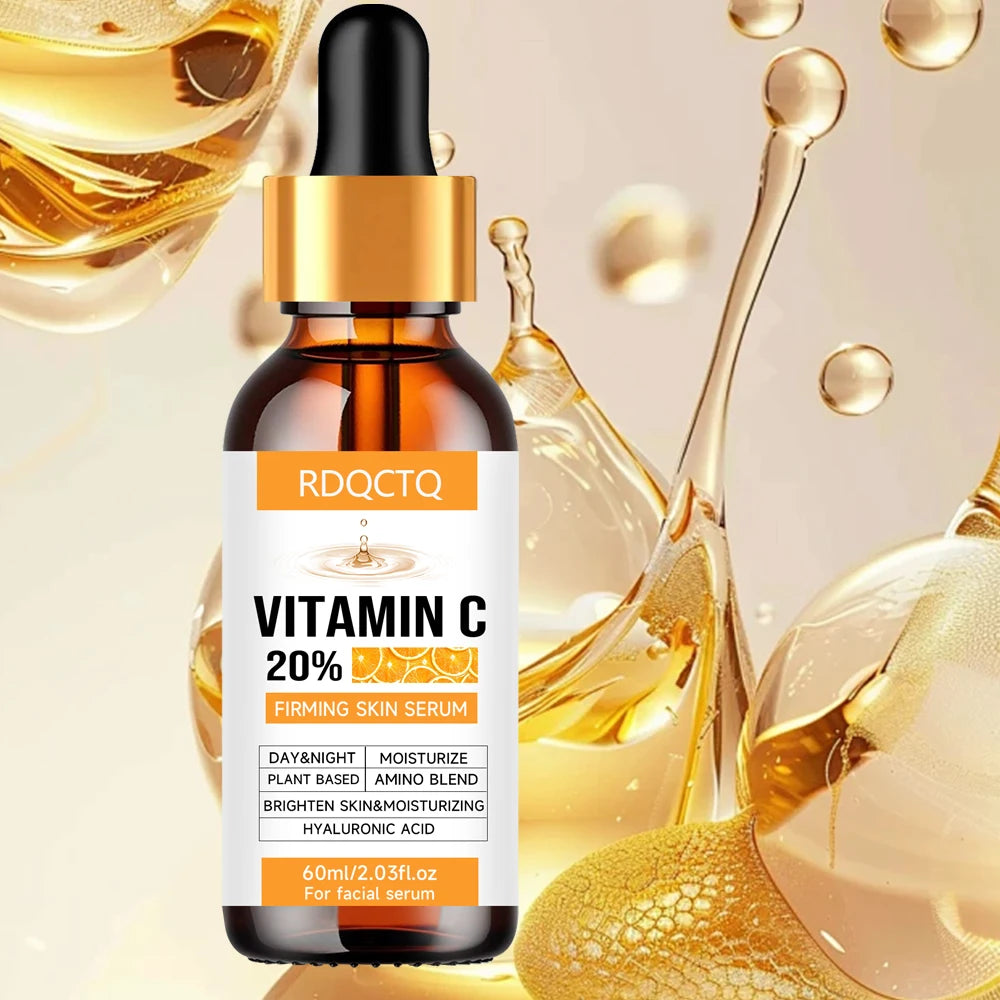 Vitamin C Firming Skin Essence: Day-Night Hydration & Plant Amino Acid Formula for Radiant Complexion Oasis Select