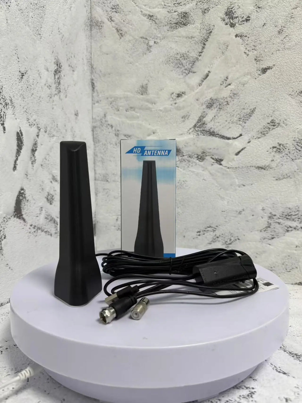 High-Definition Digital TV Antenna ATSC DVB-T2 HDTV Omnidirectional Diamond Terrestrial Wave for European And American 2025 Priv Oasis Select black