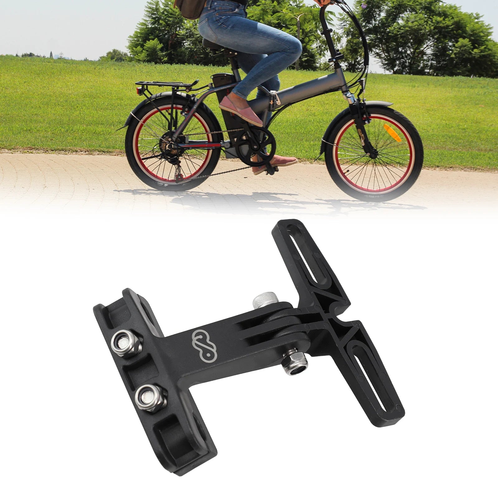 1PC Taillight Mount Holder 80x55mm ABS Bike Saddle Mount Hanger Seat-post Bracket Bicycle Lamp Plate Frame For-Gopro Camera Oasis Select