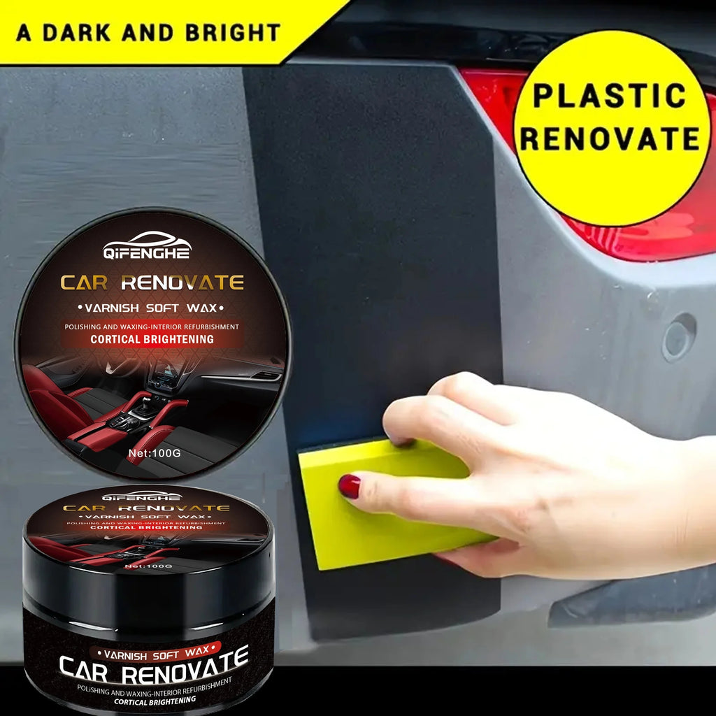Car Interior Plastic Restorer & Dashboard Polishing Cream
