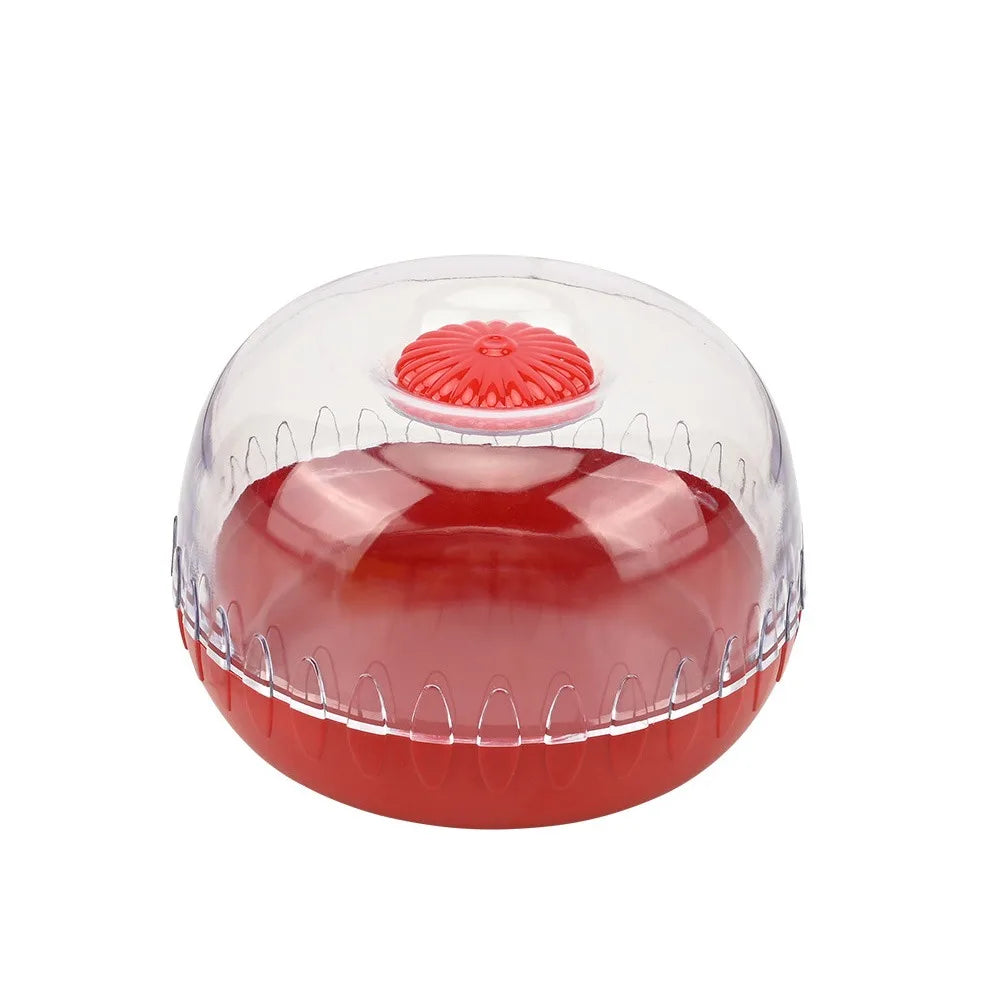 With Lid Fruit Preservation Box Wear-resistant Sealed Vegetable Fruits Crisper Drop-resistant Reusable Oasis Select Red