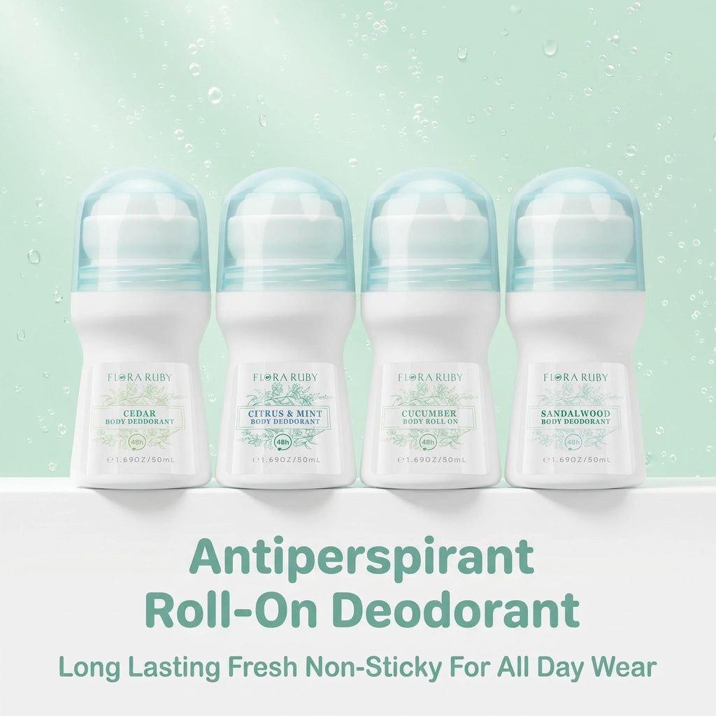 1 PC deodorant roll on, each 50ml, easy to carry and use, 4 frangrance can choose, long lasting fragrance, fresh all day Oasis Select Cucumber