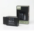 Diagnostic Tool WIFI ELM327 V1.5 OBD2 Scanner Wireless Car OBDII Code Reader Compatible with iPhone iOS Android Oasis Select Black