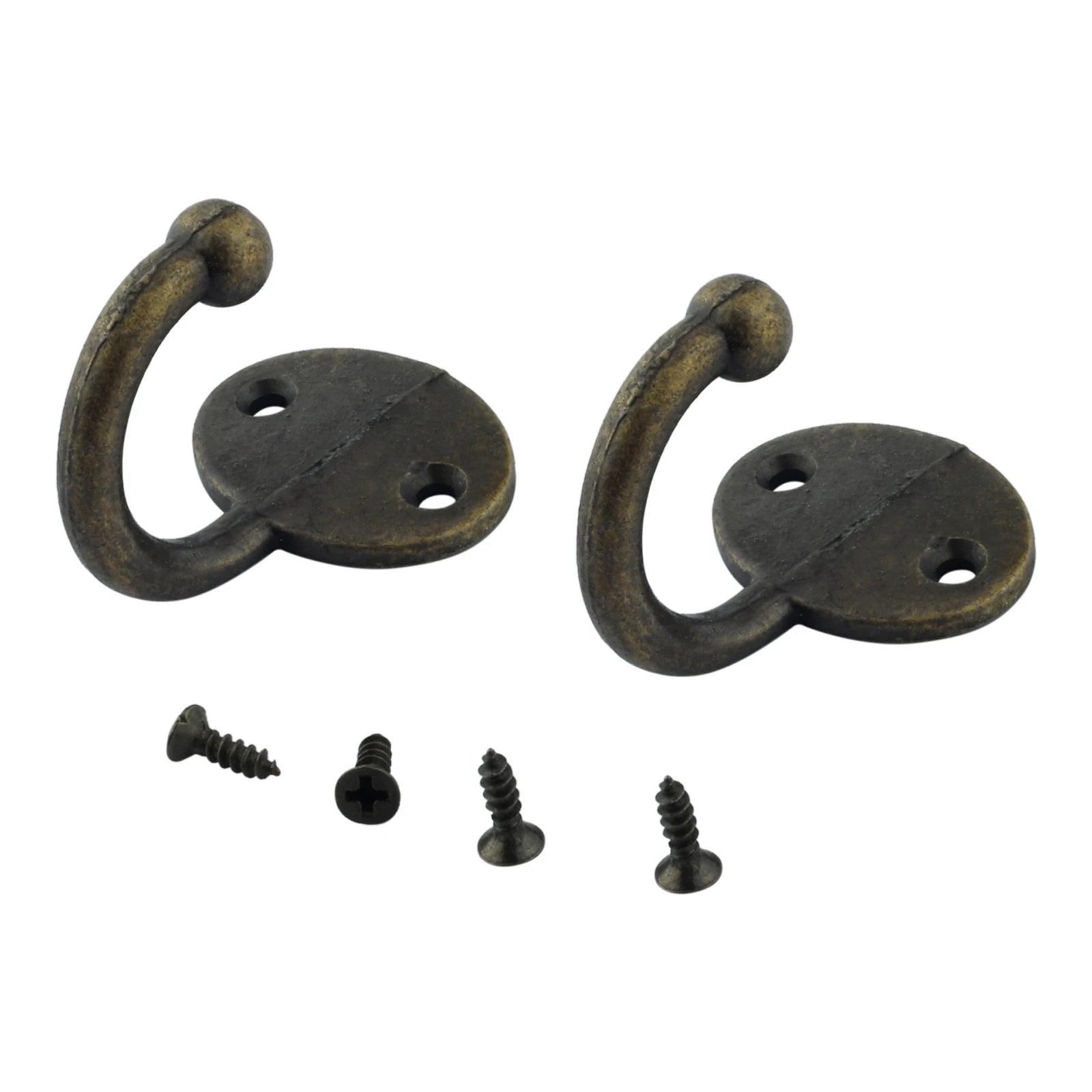Vintage Bronze Wall Hook – Zinc Alloy Single Robe & Coat Hook