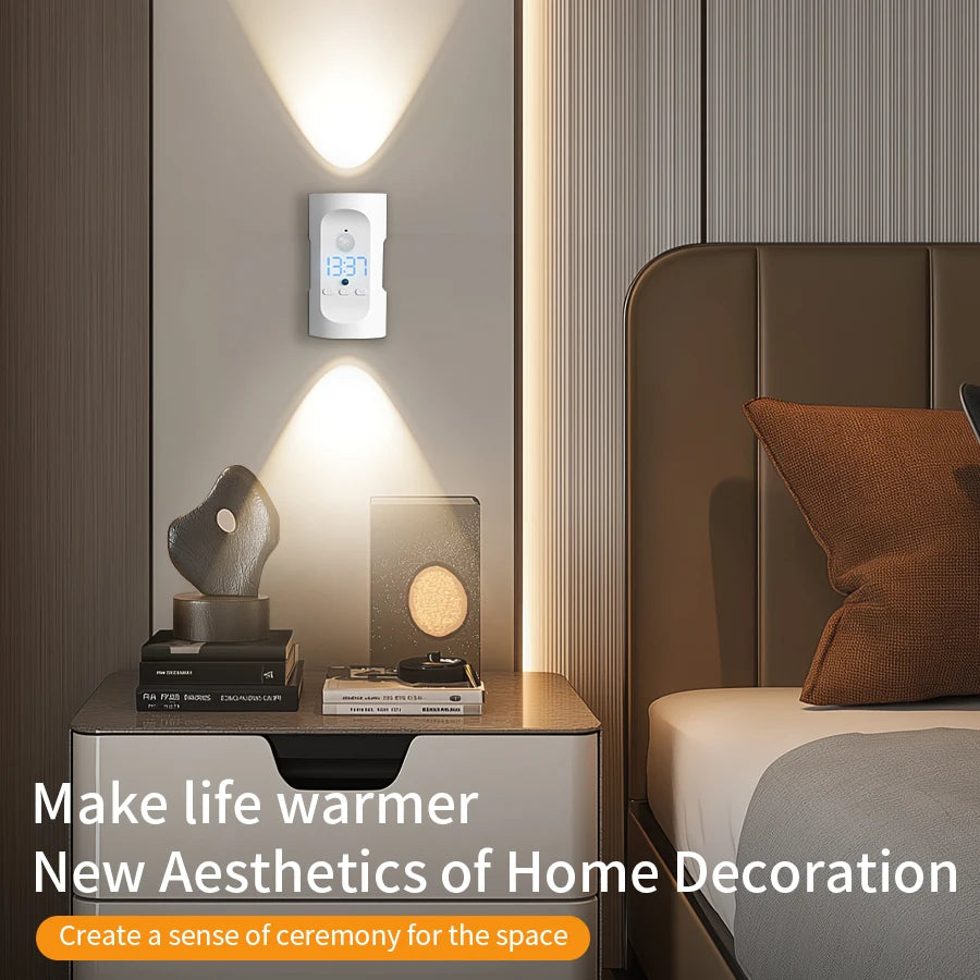Motion Sensor LED Wall Light – 3 Colors Wireless Magnetic Spotlight LED Wall Light Oasis Select