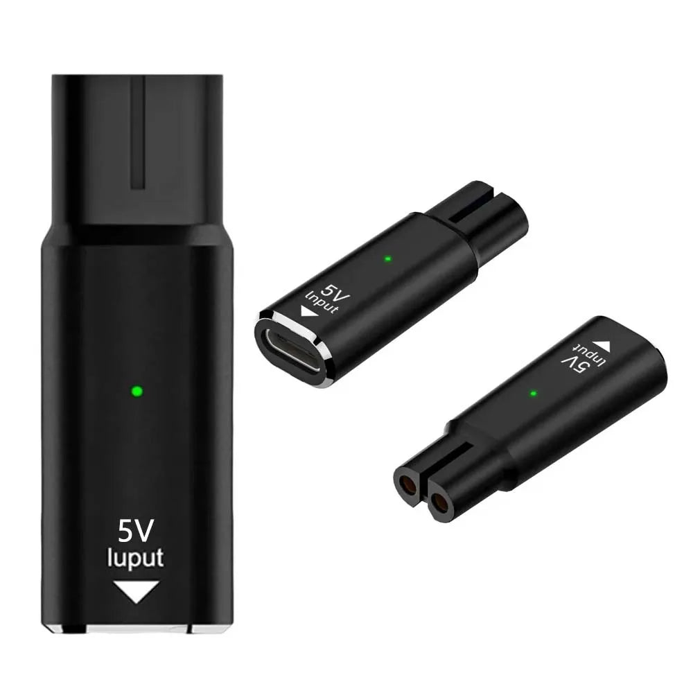 USB-C Shaver Adapter for Philips One Blade QP2724 QP2834 QP4530 Shaver Charging Adapter Oasis Select