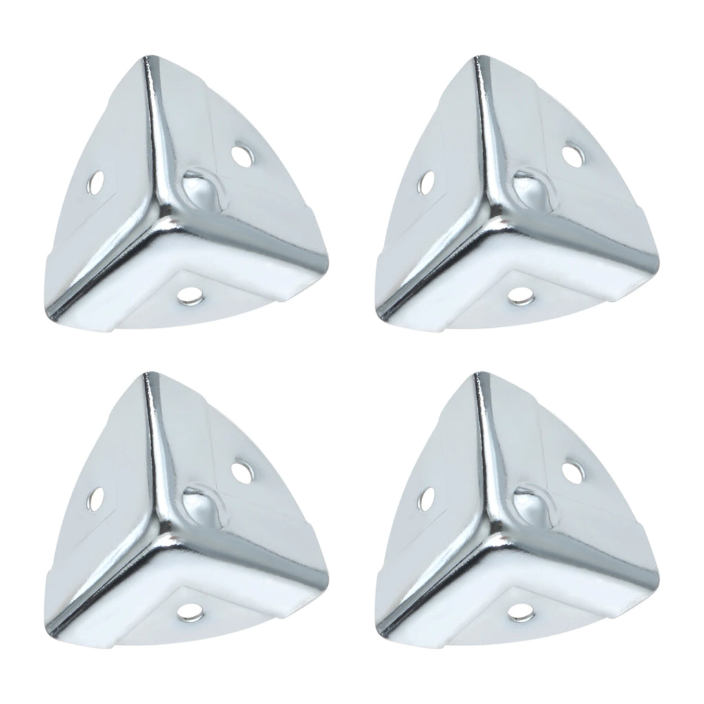 4Pcs Metal Corner Protectors for Tool Box, Flight Case & Luggage