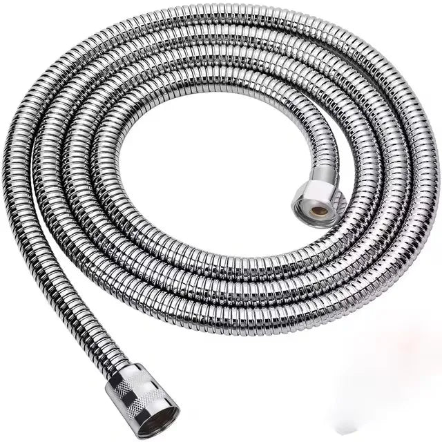 New 5 Mode Pressurized Shower Head With Filter Stop Button Water Saving Spray Nozzles Big Boost Showerhead Bathroom Accessories Oasis Select 1.5m Sliver Hose