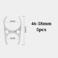 5pcs Fixed clamp Water Filter Bracket Mounting Plastic Clip Aquarium Reverse Osmosis RO Water Dispenser Connector Accessories Oasis Select 46-58mm Other