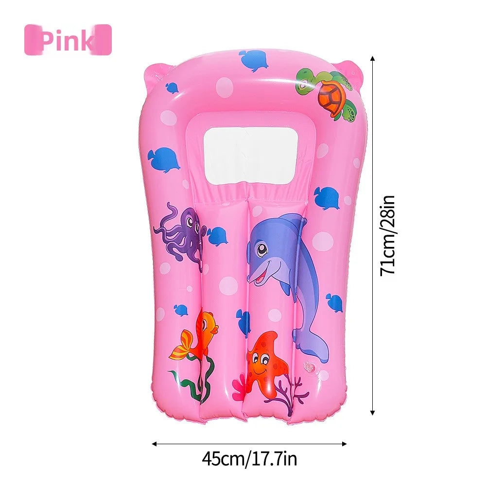 Water Hammock Swimming Pool Floats Inflatable Circle Water Ring Pool Air Mattress Swimming Circle Water Bed Pool Toys for Home Oasis Select Pink