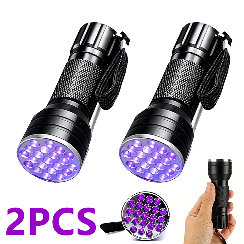 UV Blacklight Flashlight 9/12/21 LED – Pet Stain & Urine Torch