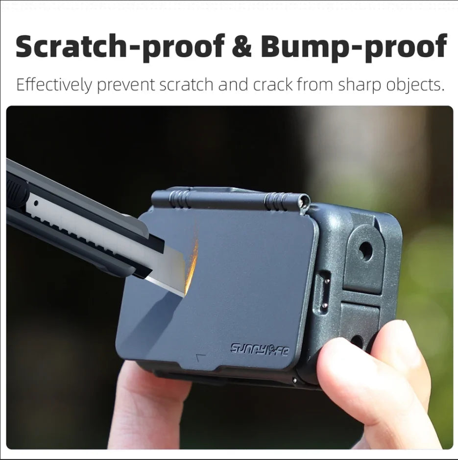 DJI OSMO Action 5 Pro/4/3 Housing Case with Sun Hood