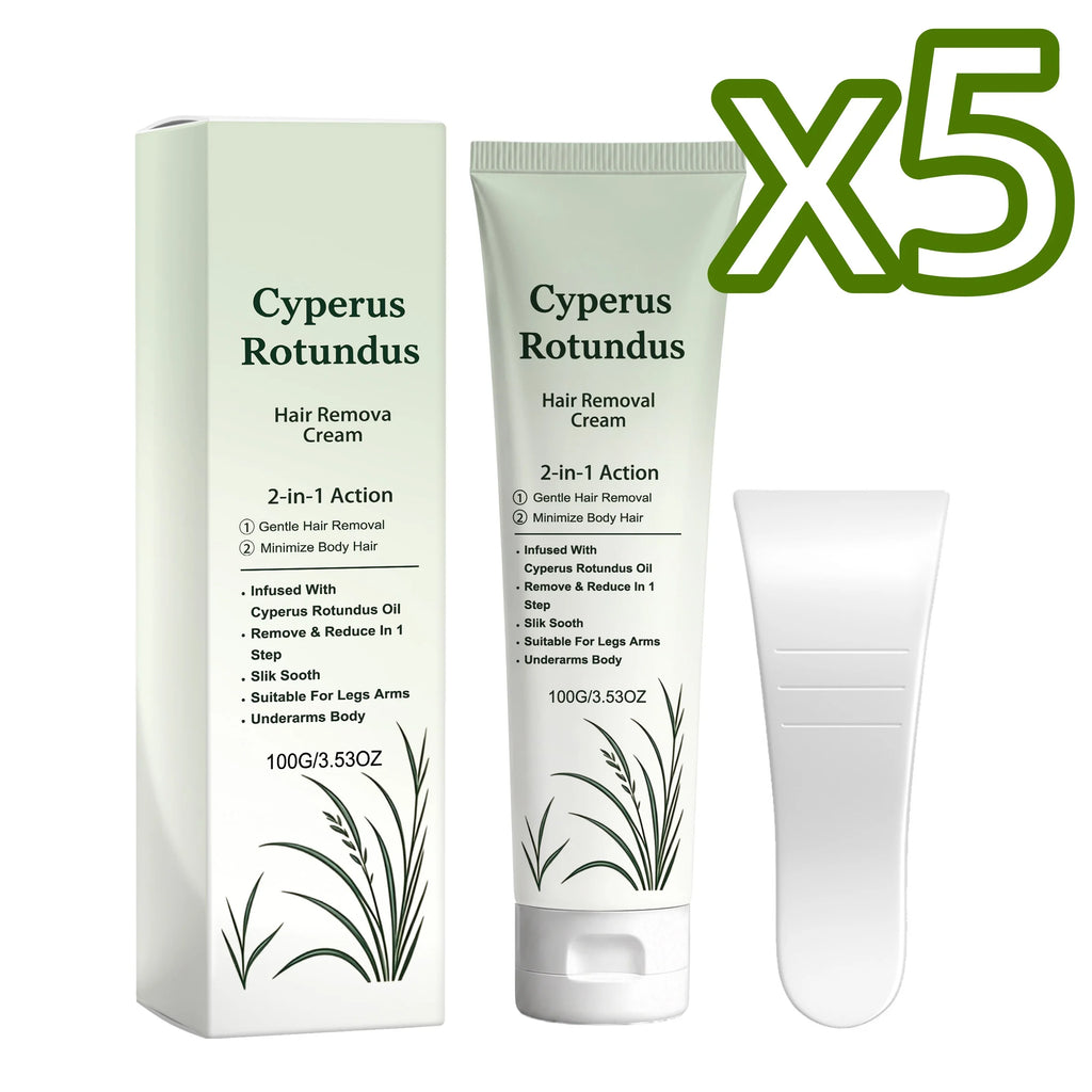 Cyperus Rotundus Hair Removal Cream – Gentle Depilatory 100g