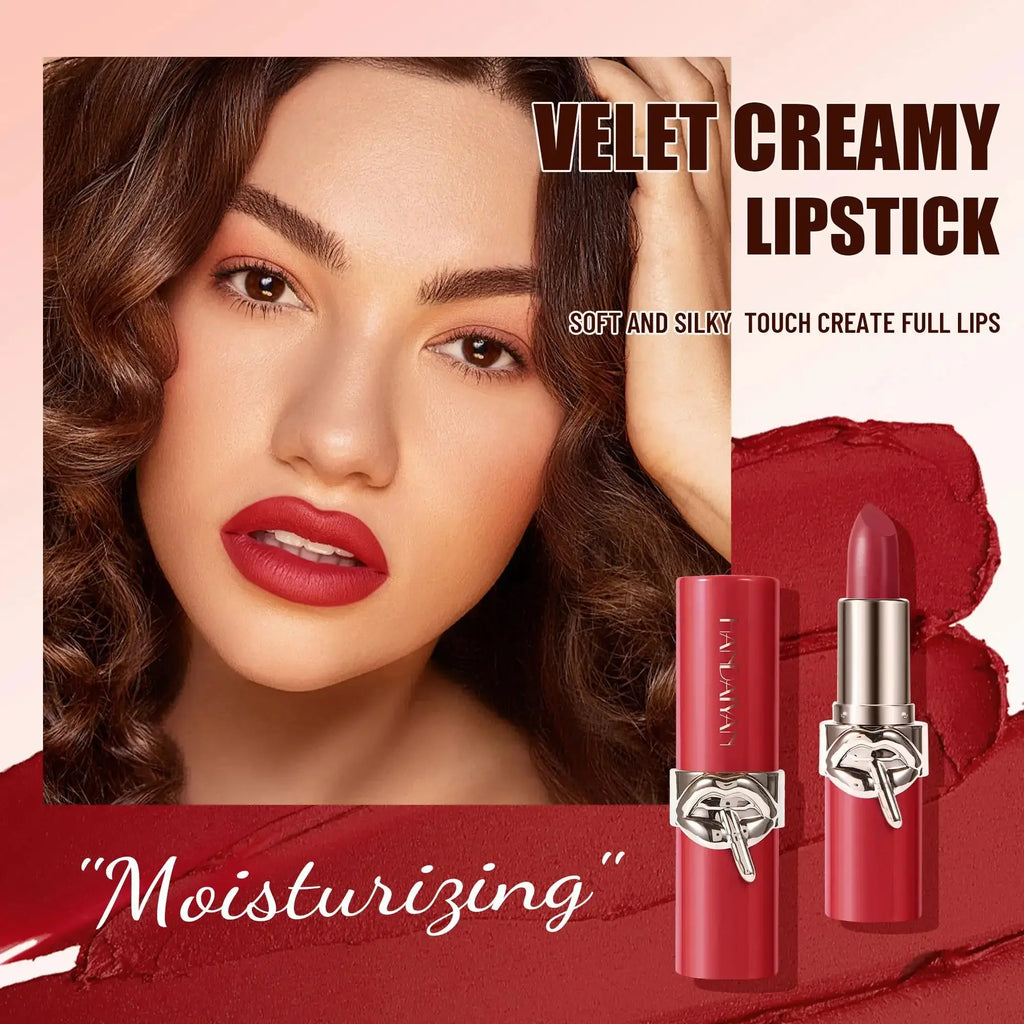 HANDAIYAN Velvet Matte Lipstick | Moisturizing, Waterproof, 6 Shades