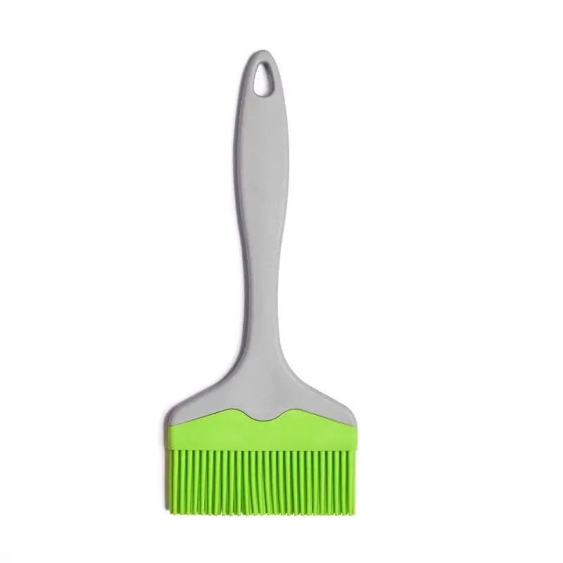 1pcs Split Silicone Oil Brush Large Size Outdoor BBQ Brush Household Sauce Brush 9CM Wide Baking Brush Oasis Select Green