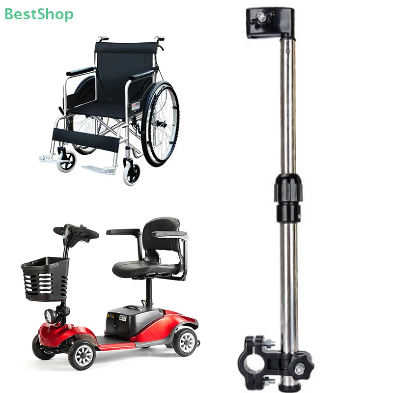 Rotatable Umbrella Holder for Wheelchair, Bike & Stroller