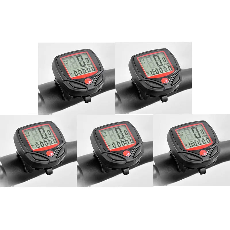 1-6pcs Bicycle Speedometer Computer BN 518 Waterproof Stopwatch Bicycle MTB Odometer Stopwatch Bicycle Accessories Oasis Select 5pcs
